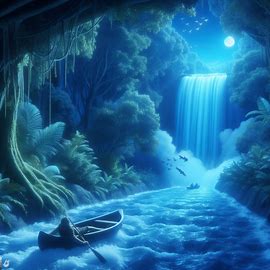 wasserfall hinunterfallen