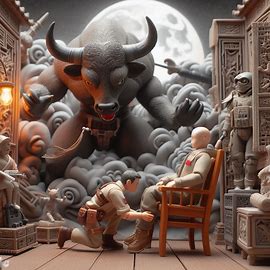 🦬 ein wildes Stier