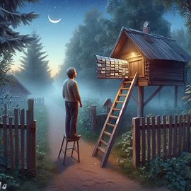 🪜 leiter zum Briefkasten für mehrere Personen