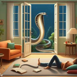 🛋️ Kobra in Wohnzimmer