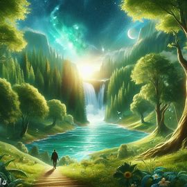 🟢 Wasserfall grnes Tal