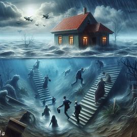 💧 Wassermassen Treppenstufen