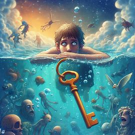 🔑 💧 Schlssel im Wasser