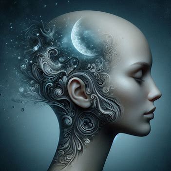 Sehr schlank und kahle linke Kopfhälfte