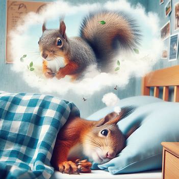 🐿️ 🛌 Eichhrnchen im Bett