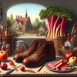 🥾 Alte Schuhe und Rhabarber