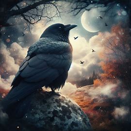 ⚫️ 🐦 schwarzer Vogel