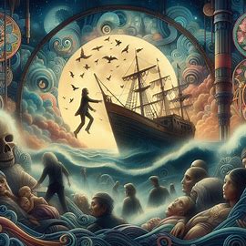 Erstellt mit Bing Image Creator Todesnachricht