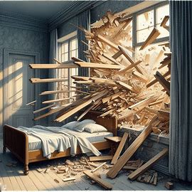 🪟 Fenster zertrümmert, Rollo klemmt