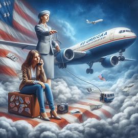 Der Flug nach Amerika