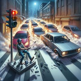 nicht bremsen können