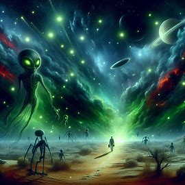 Ausserirdische Griffen die Erde ...